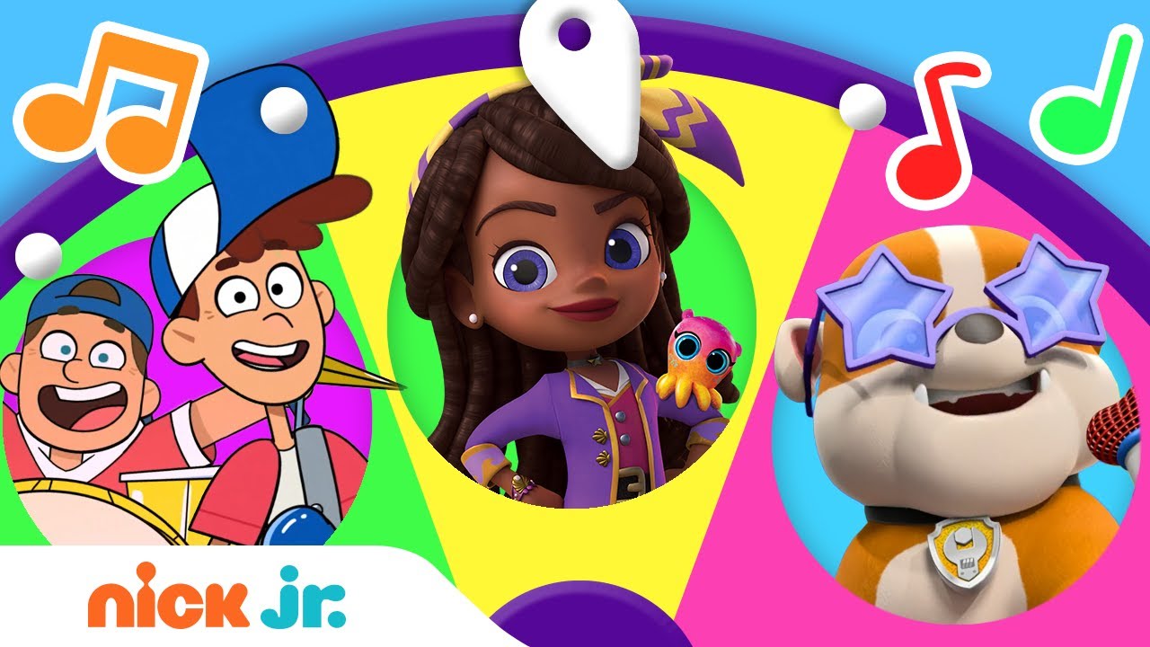 image 0 Adventures W/ Santiago Paw Patrol & Beatbuds! 🤩 Spin The Wheel Ep. 29: Music Edition!: Nick Jr.
