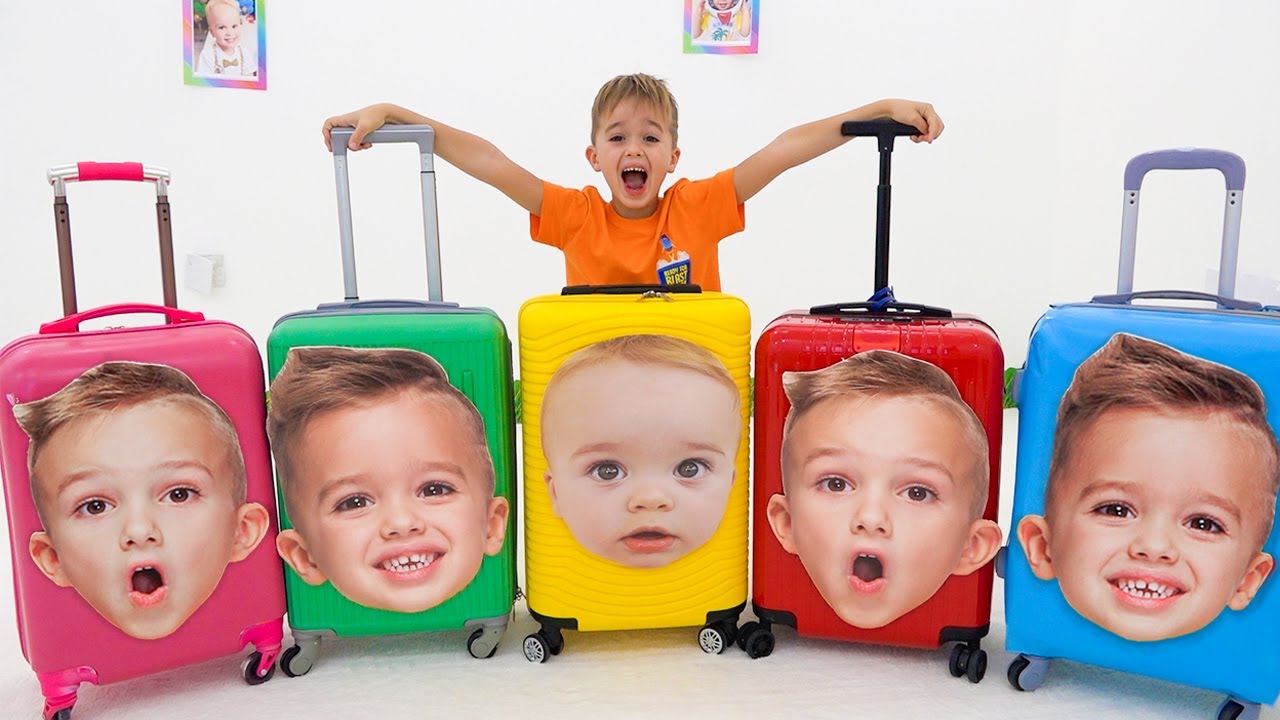 Baby Chris Wants To Travel : Funny Videos For Children