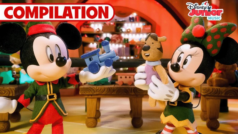 Best Holiday Music Videos Of 2022 🎁 🎉  : Mickey Mouse Funhouse : Puppy Dog Pals : @disneyjunior