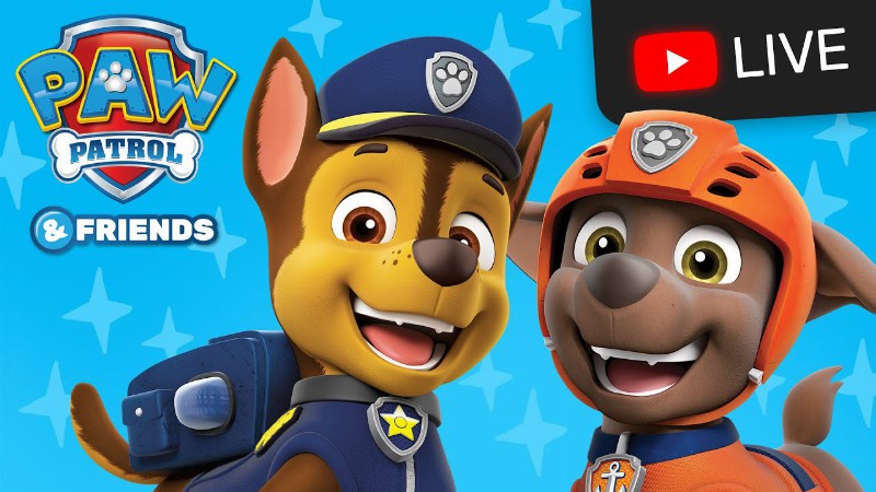 image 0 🔴 Best Of Paw Patrol Ultimate Rescue And Mighty Pups Episodes Live Stream : Cartoons For Kids