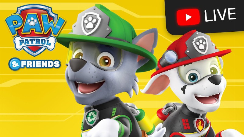 image 0 🔴 Best Of Paw Patrol Ultimate Rescue And Mission Paw Episodes Live Stream : Cartoons For Kids