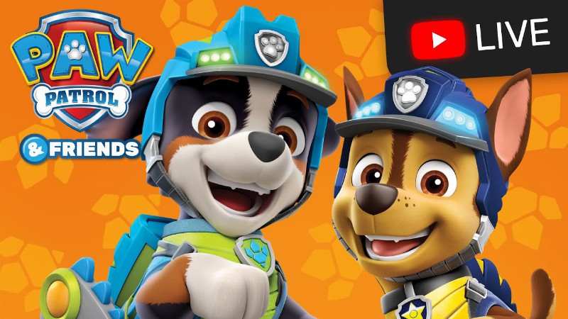 image 0 🔴 Best Paw Patrol Dino Rescue Pup Tales Episodes Live Stream : Cartoons For Kids