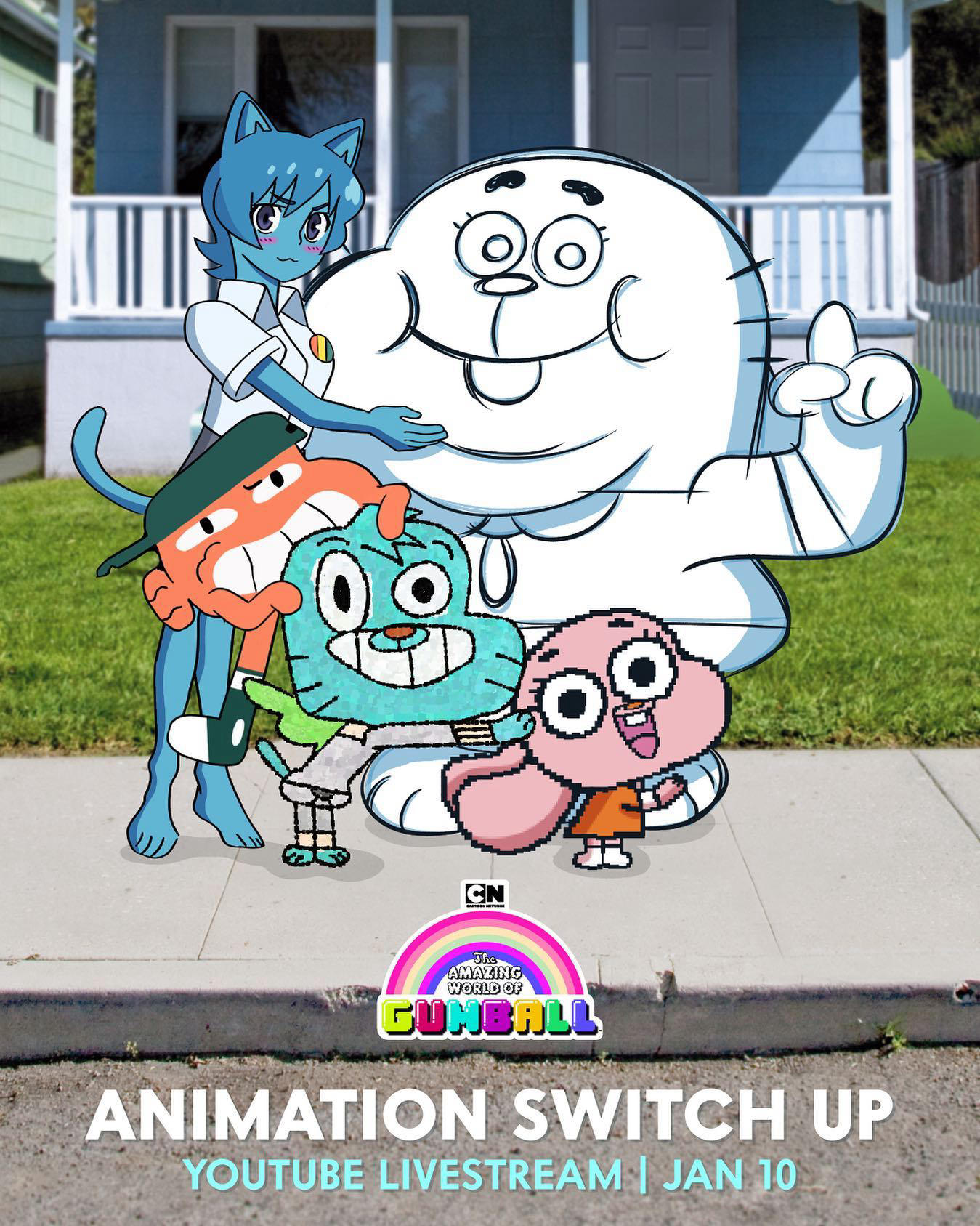 Cartoon Network - We’ re streaming the very best Gumball eps with fun animation styles starting TODA