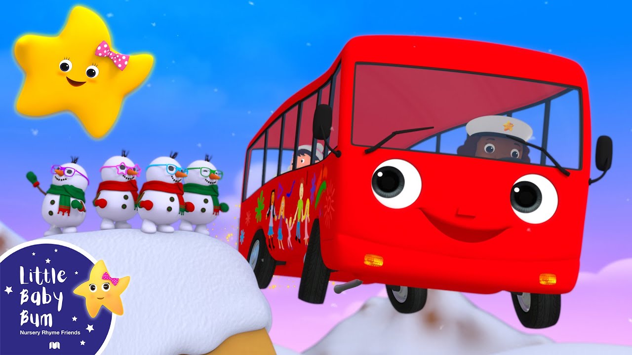 image 0 Christmas Wheels On The Bus! - Sing Along : Little Baby Bum - New Nursery Rhymes For Kids