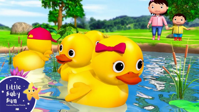 image 0 Count To 5 With Monkeys And Ducks : Little Baby Bum - Nursery Rhymes For Kids : Baby Song 123