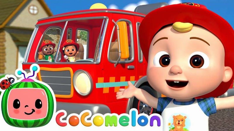 Fire Truck Song - Trucks For Kids : Cocomelon Nursery Rhymes & Kids Songs