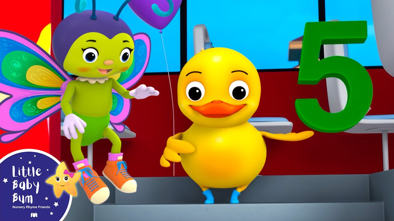 image 0 Five Little Duck On The Bus Song : Little Baby Bum - New Nursery Rhymes For Kids