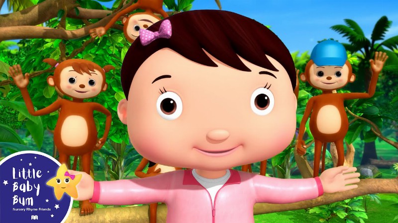 image 0 Five Little Monkeys And Duckies : Little Baby Bum - Nursery Rhymes For Kids : Baby Song 123