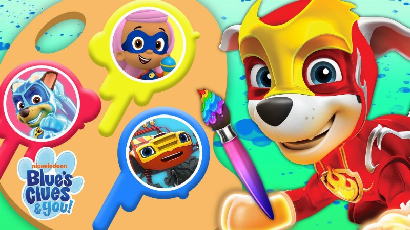 image 0 Guess The Missing Superhero Colors ⚡️ W/ Paw Patrol Mighty Pups & Bubble Guppies! #13 : Nick Jr.