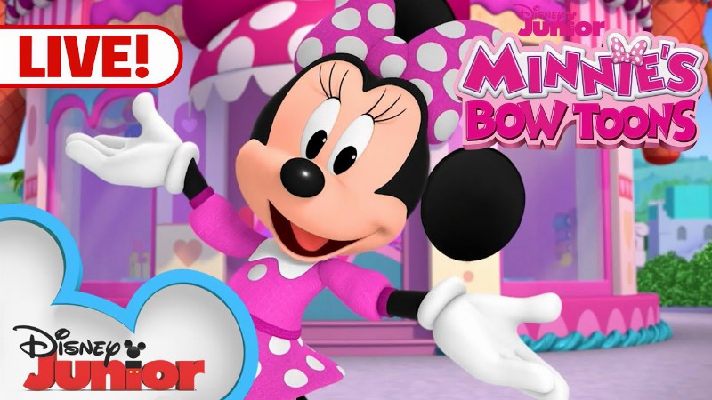 🔴 Live! All Of Minnie's Bow-toons! 🎀  : New Bow-toons Episodes! : @disney Junior