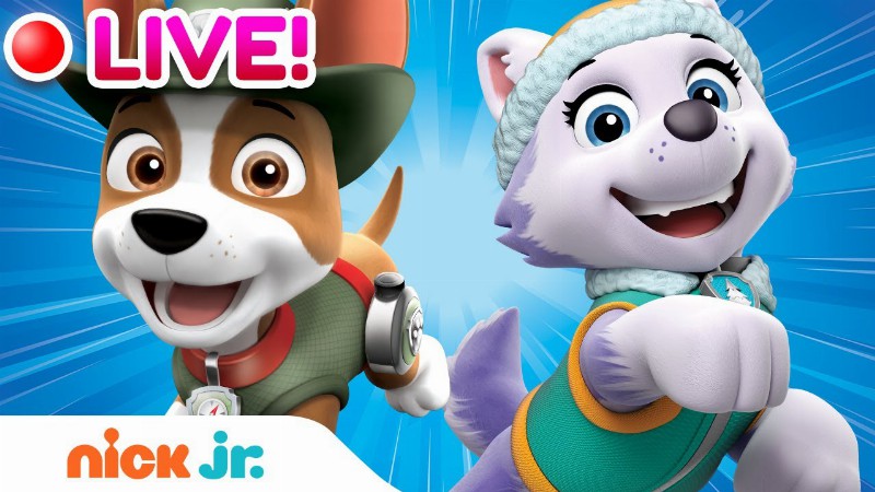 🔴 Live: Best Paw Patrol Rescues & Adventures! Hosted By Face 😄 : Nick Jr.