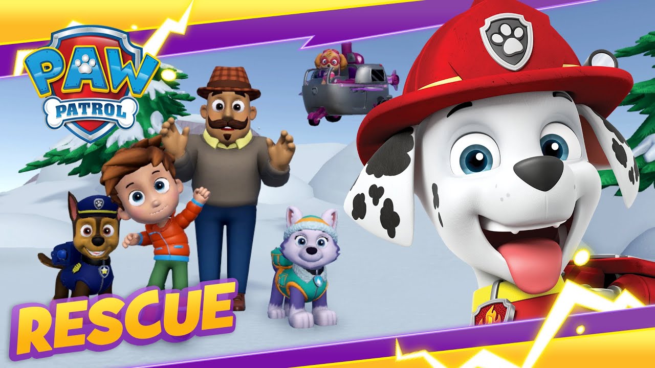 image 0 Marshall And Chase Rescue Alex & Mr. Porter : Paw Patrol : Cartoon And Game Rescue Episode For Kids