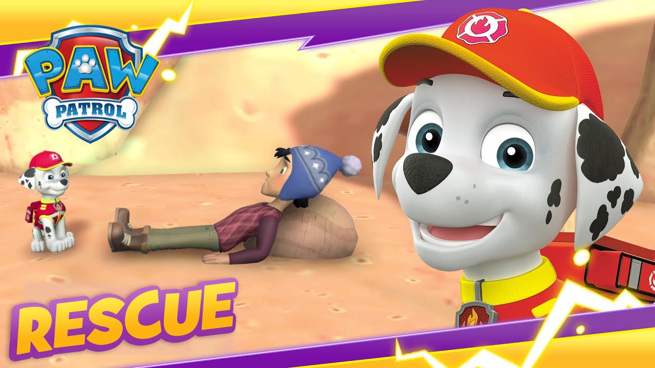 image 0 Medic Marshall And Rubble Rescue Jake! : Paw Patrol : Cartoon And Game Rescue Episode For Kids