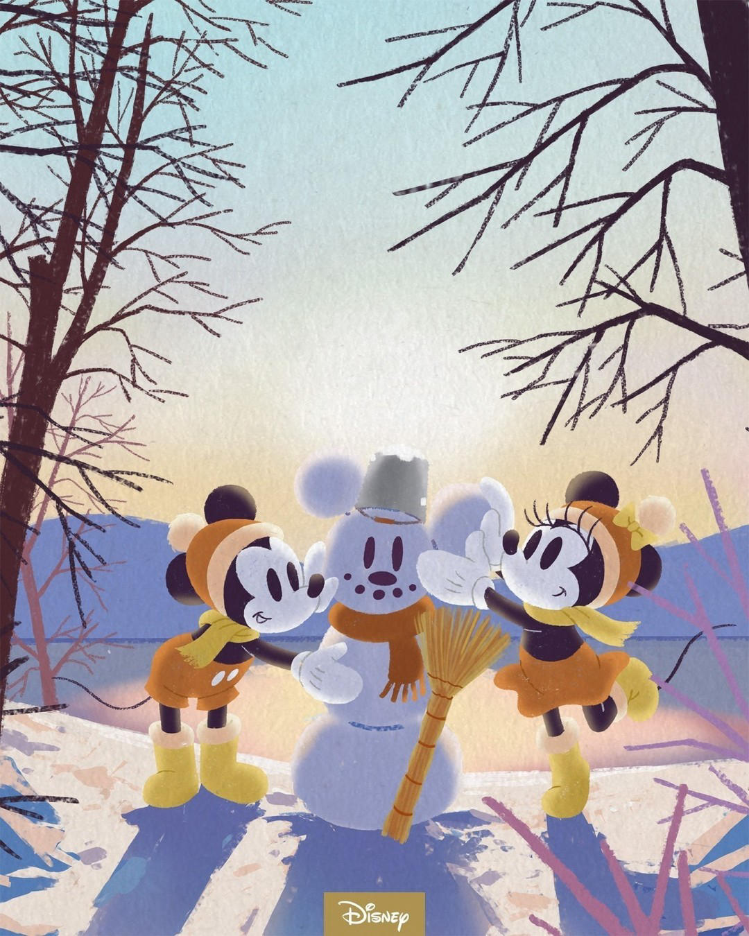 Mickey Mouse - Cold weather and warm hearts