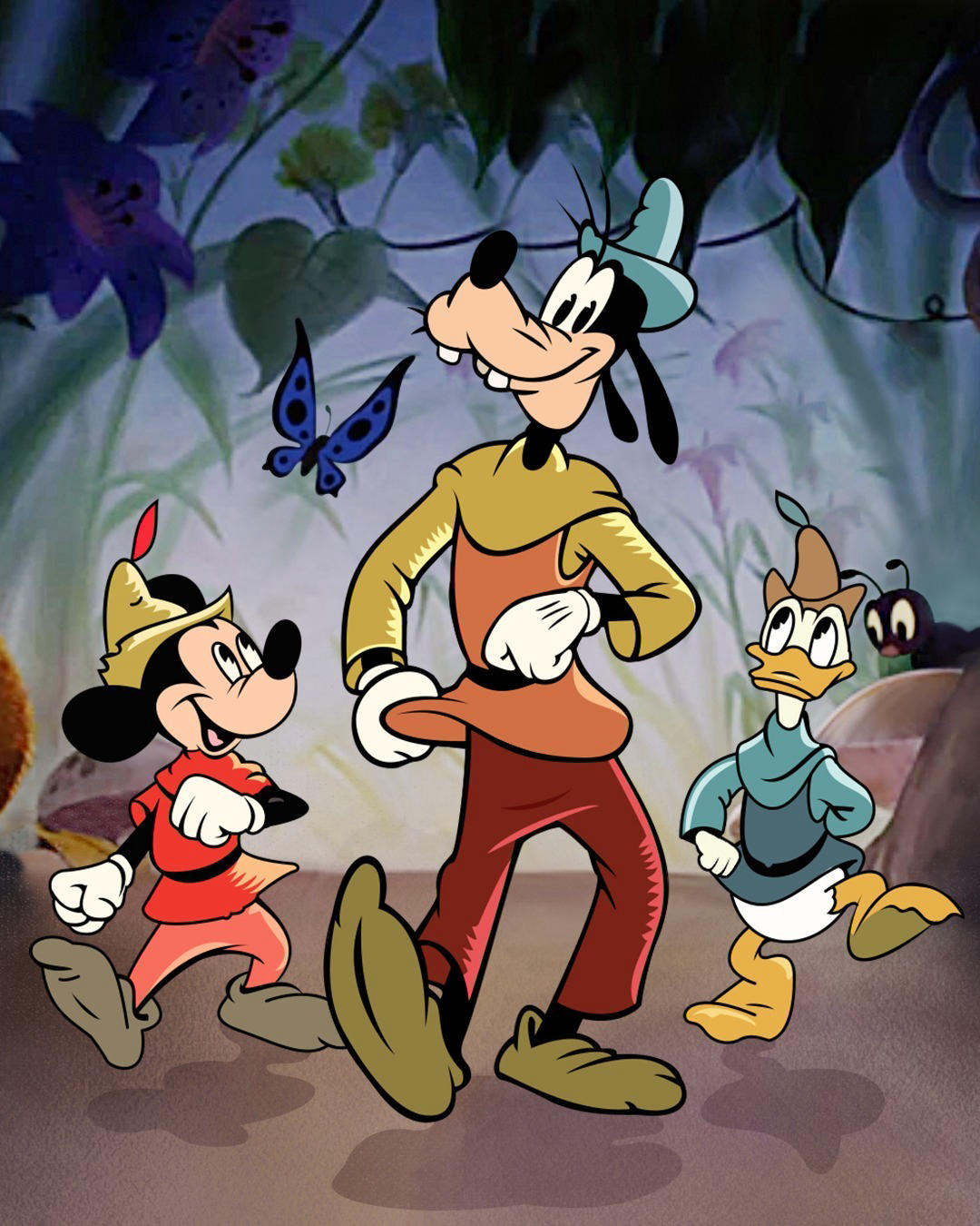 Mickey Mouse - Do you remember which classic film featured this traveling trio