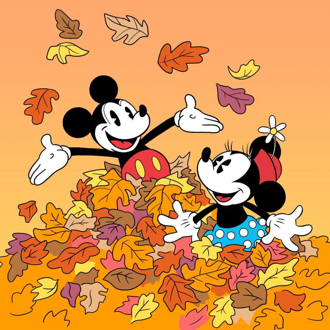 Mickey Mouse - Fall-ing for the first day of fall