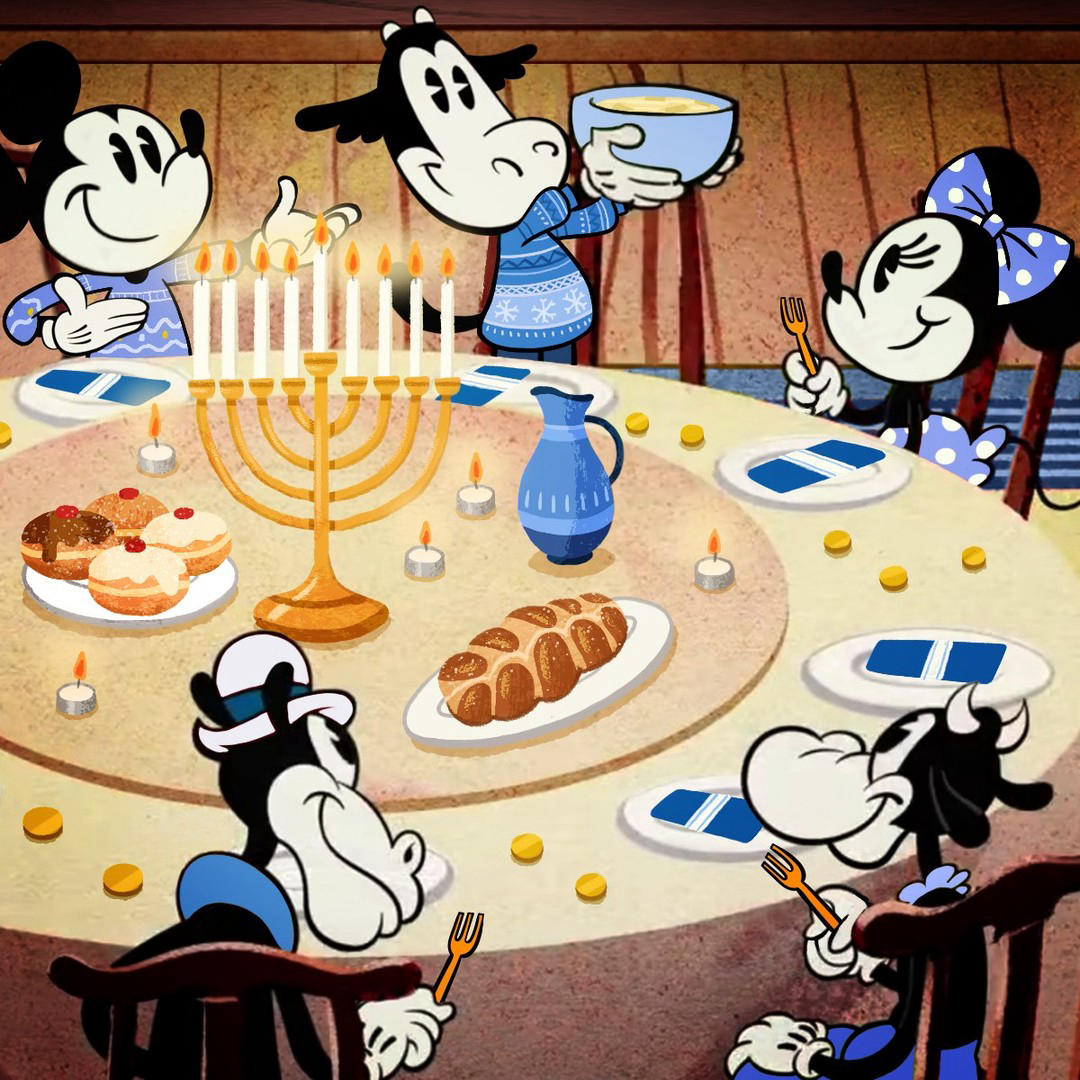 Mickey Mouse - Happy Hanukkah from all of our friends