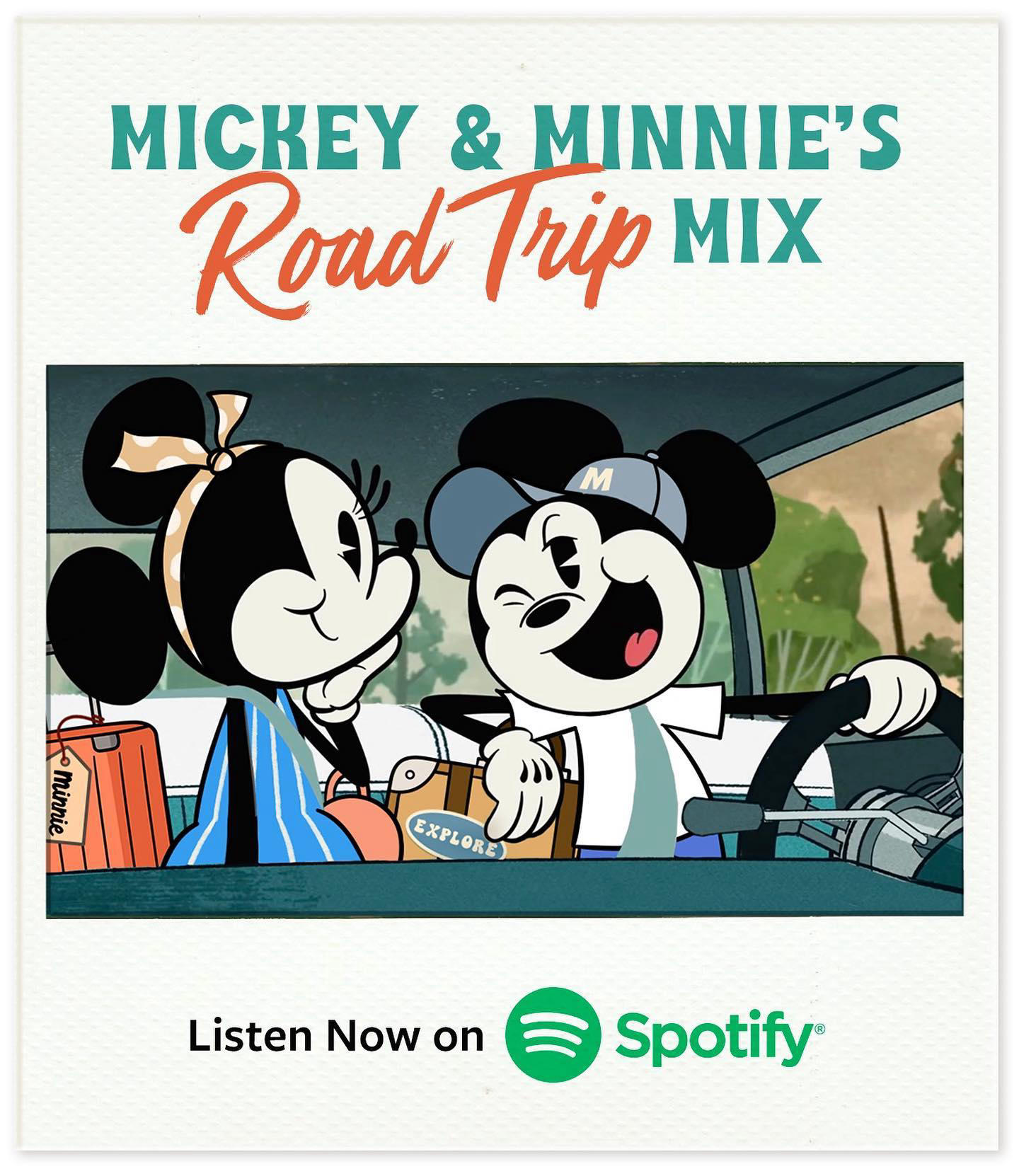 Mickey Mouse - Mickey curated the perfect car-tune mix for Minnie in honor of their upcoming birthda