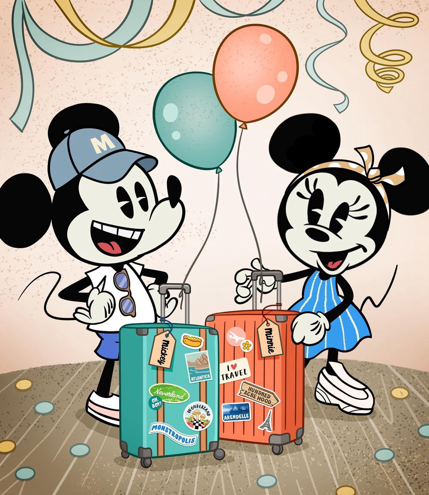 Mickey Mouse - Ready for a birthday getaway