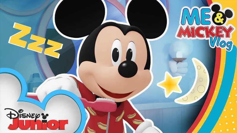 image 0 Mickey Mouse's Bedtime Routine : Me & Mickey : Vlog 10 : Back To School : @disney Junior