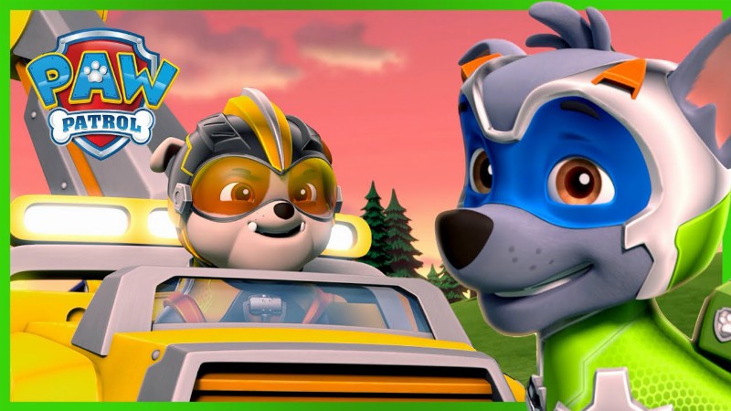 Mighty Pups Charged Up Vs The Copycat! : Paw Patrol : Cartoons For Kids Compilation
