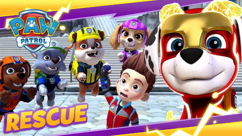 Mighty Pups Stop Humdinger And The Cloud Catcher! : Paw Patrol : Cartoon And Game Rescue Episode