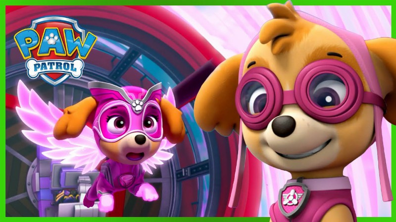 image 0 Mighty Skye Saves Humdinger And More Rescues! : Paw Patrol : Cartoons For Kids Compilation