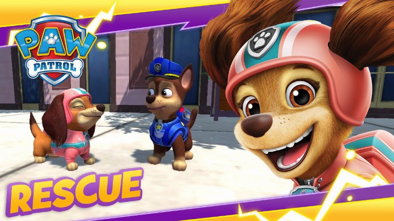 Moto Pups And Liberty To The Rescue! : Paw Patrol : Cartoon And Game Rescue Episode For Kids
