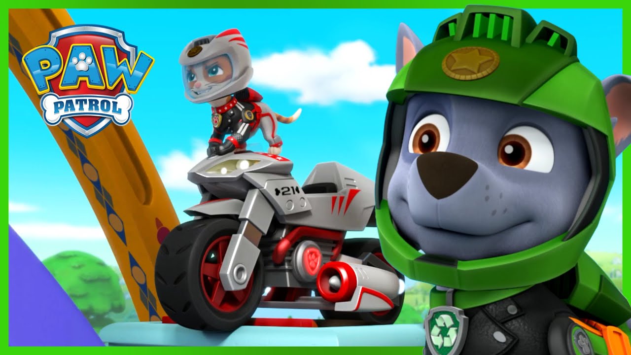 image 0 Moto Pups Wild Cat And The Ruff Ruff Pack 🏍 : Paw Patrol Compilation : Toy Pretend Play For Kids