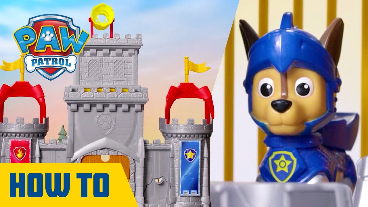 image 0 New Paw Patrol Rescue Knights Castle Hq Playset 🏰️ : How To Play : Toys For Kids