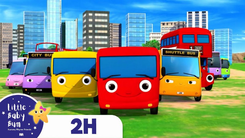 One Little Bus Two Little Buses - Bus Song : Baby Song Mix - Little Baby Bum Nursery Rhymes