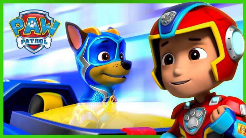 Over 1 Hour Of Chase Mighty Rescues & More 😾: Paw Patrol : Cartoons For Kids