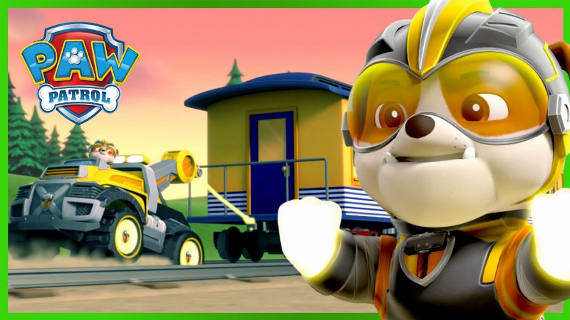 Over 1 Hour Of Rubble Rescues! 🚧 Mighty Pups And More! : Paw Patrol : Cartoons For Kids Compilation