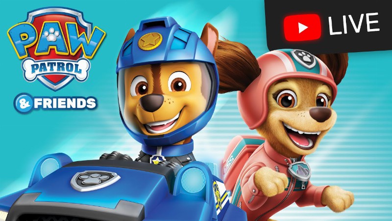 🔴 Paw Patrol Best Moto Pups And Dino Rescue Season 7 Episodes Live Stream : Cartoons For Kids