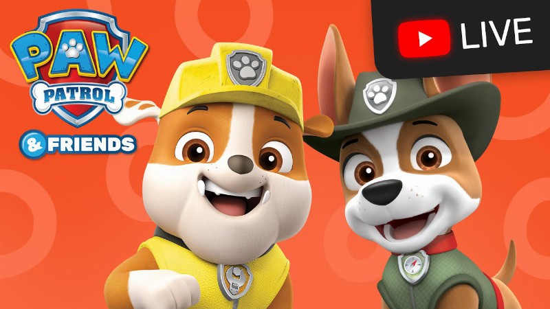 image 0 🔴 Paw Patrol Dino Rescue Moto Pups And More Live Stream : Cartoons For Kids