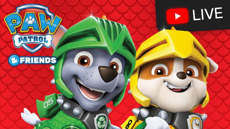 image 0 🔴 Paw Patrol Pup Tales Rescues Dino Rescue Mighty Pups And More Live Stream Cartoons For Kids