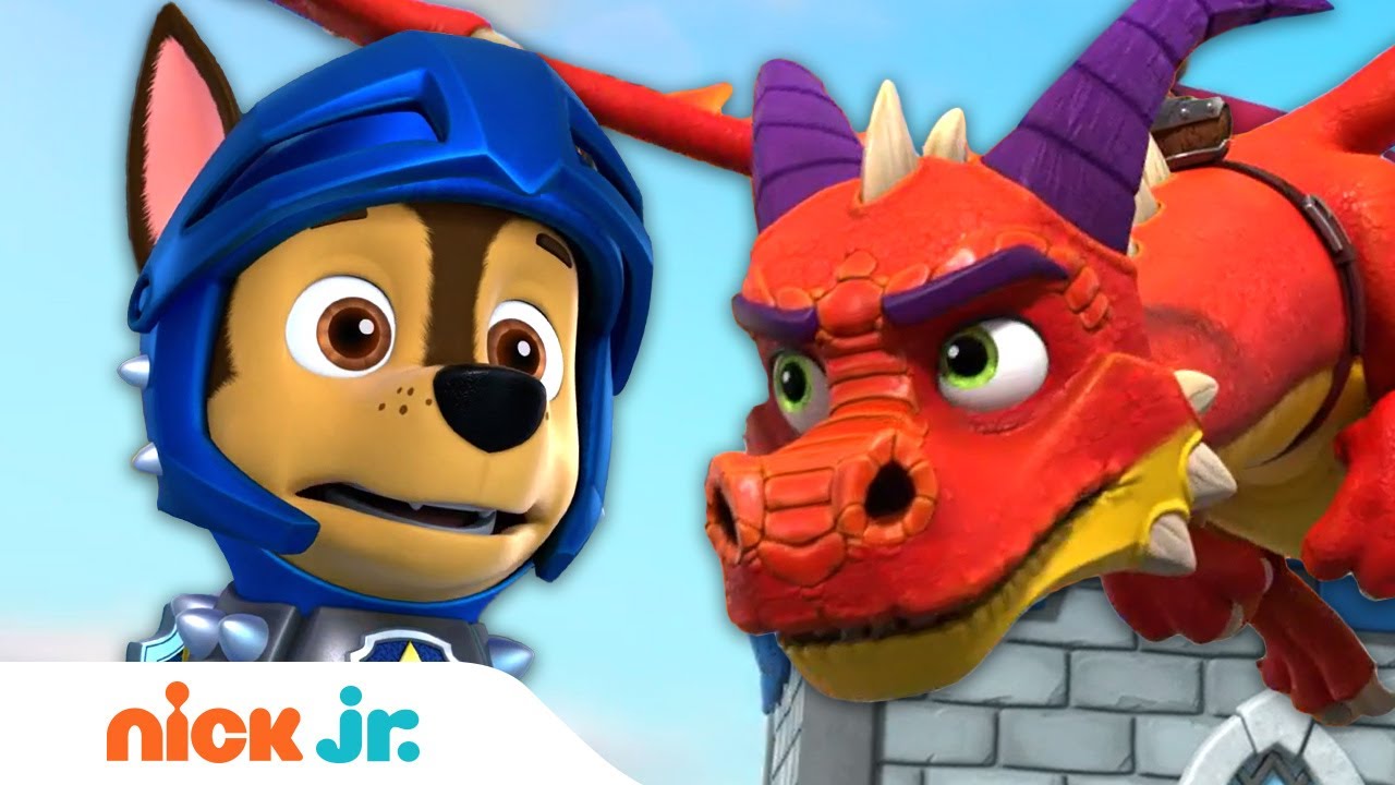 image 0 Paw Patrol Rescue Knights Stop Fire Breathing Dragon! 🔥 : Nick Jr.