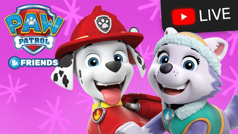 image 0 🔴 Paw Patrol Ultimate Rescue  Pup Tales Episodes Live Stream : Cartoons For Kids