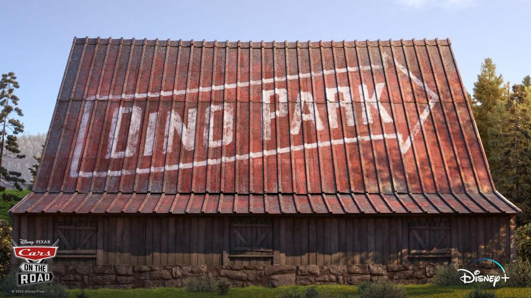 Pixar's Cars - Lightning and Mater's first stop is to a Dino Park