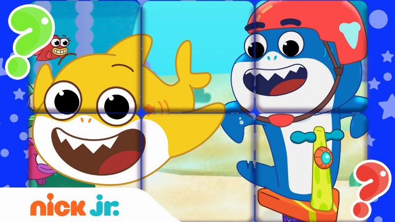 image 0 Puzzle Game Mix-up Shark Adventures! #14 W/ Paw Patrol & Baby Shark! 🧩 : Nick Jr.