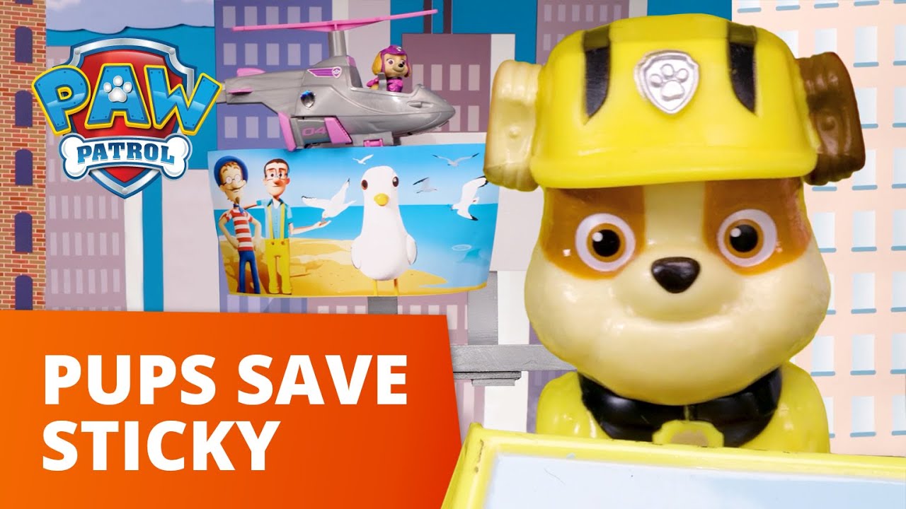 image 0 Rubble And Marshall Save The Sticky Turbots🐶 - Paw Patrol Toy Pretend Play Rescue