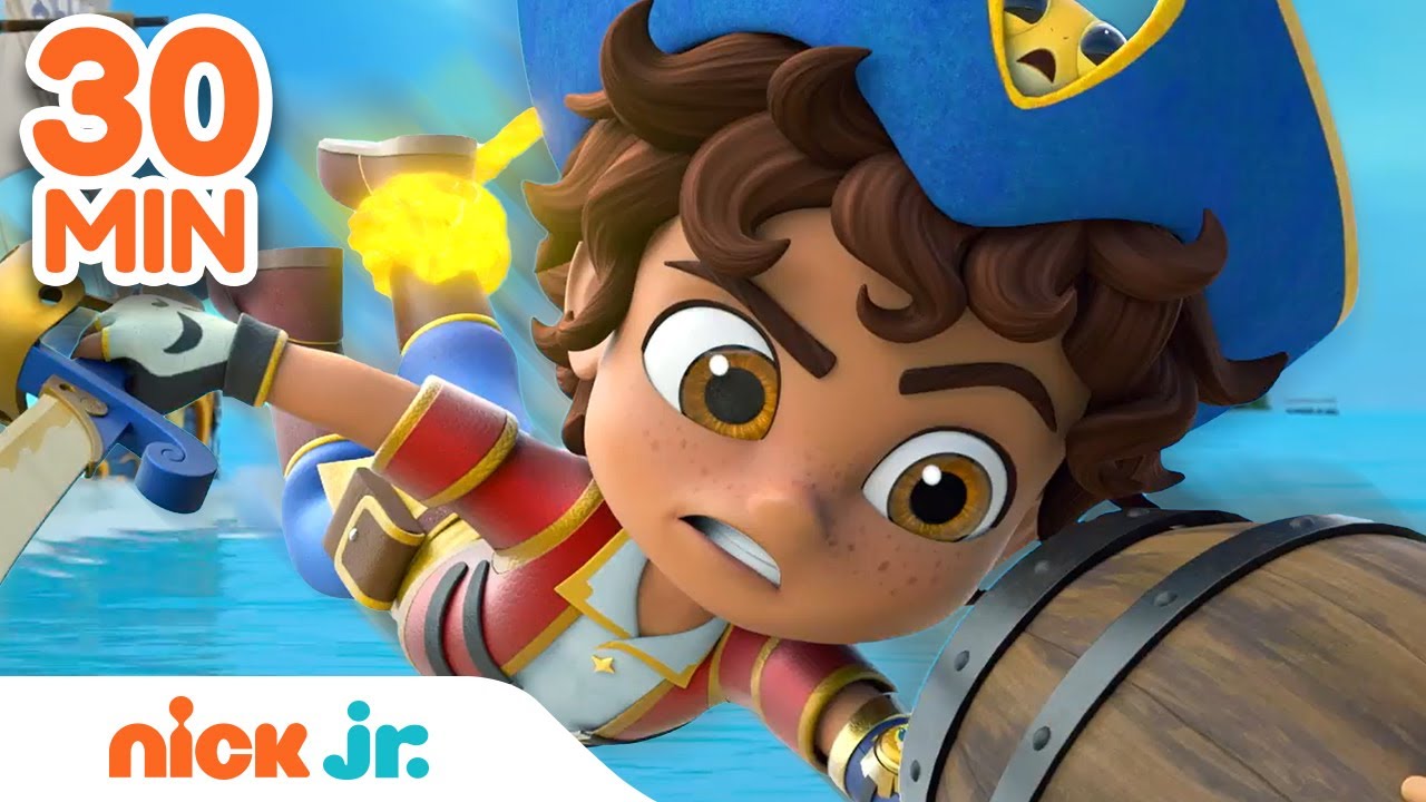 Santi's Best Pirate Rescues #2! ⛵ : 30 Minute Compilation : Nick Jr.