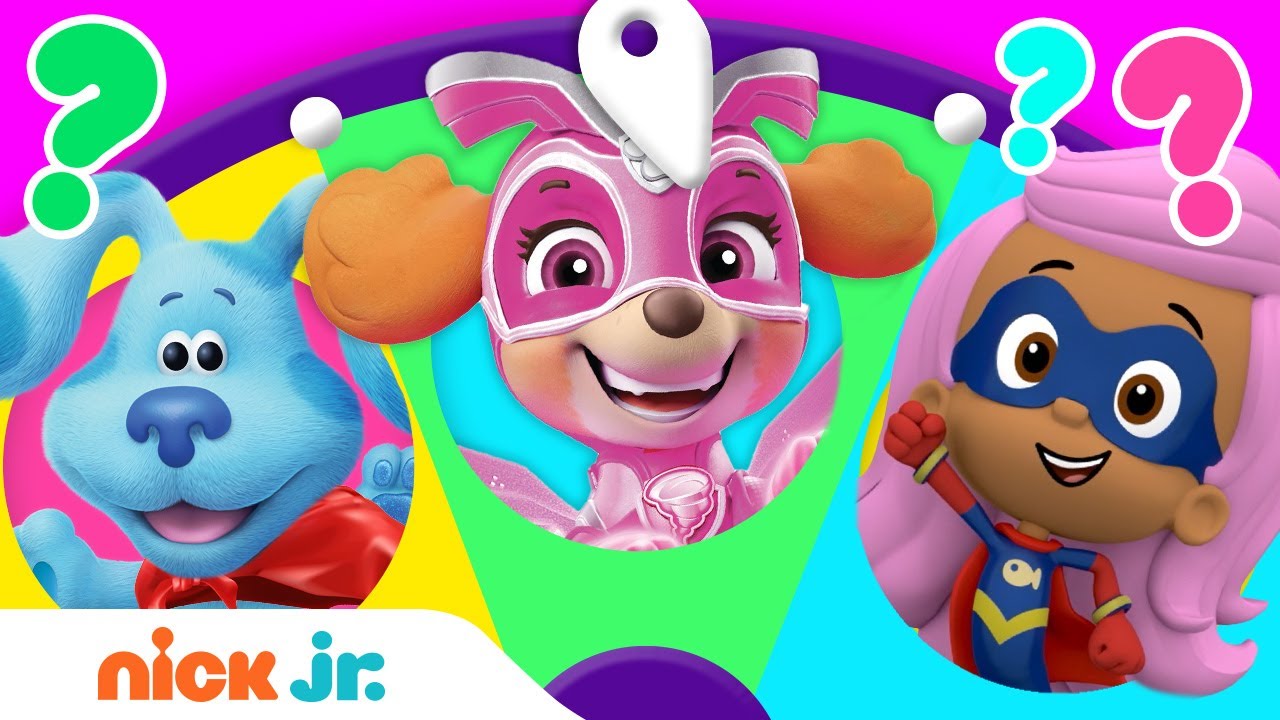 image 0 Super Hero Friends! W/ Paw Patrol Bubble Guppies & More ⚡ Spin The Wheel  #37 : Nick Jr.