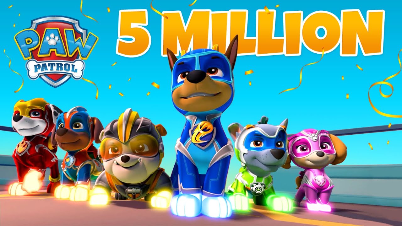 image 0 Thank You For 5 Million Subscribers! 😍 : Paw Patrol : Cartoons For Kids!