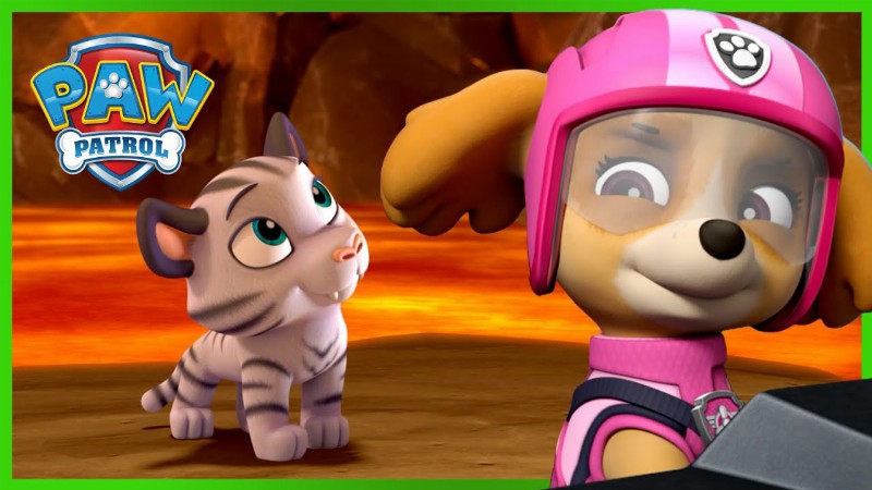 Ultimate Rescue Pups Save Tigers! : Paw Patrol : Cartoons For Kids Compilation
