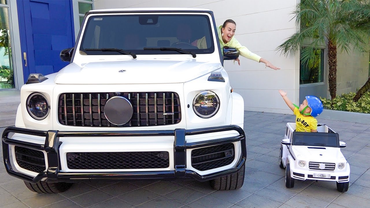 image 0 Vlad And Niki Transform Mom's G Wagon And Ride On Monster Trucks