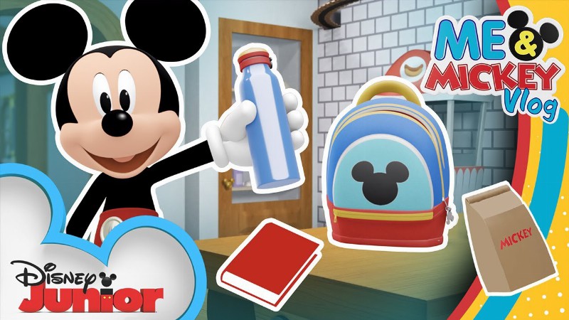 image 0 What's In Mickey Mouse's Backpack? 🎒: Me & Mickey : Vlog 9 : Back To School : @disney Junior