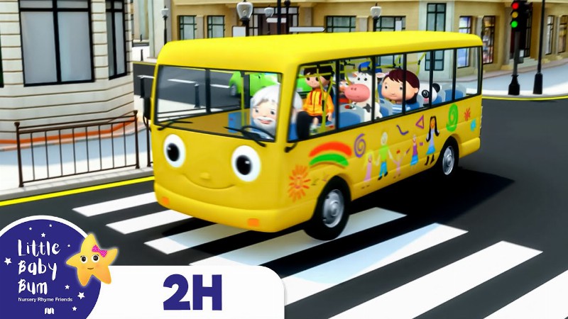 Wheels On The Bus Go All Through The Town : Baby Song Mix - Little Baby Bum Nursery Rhymes