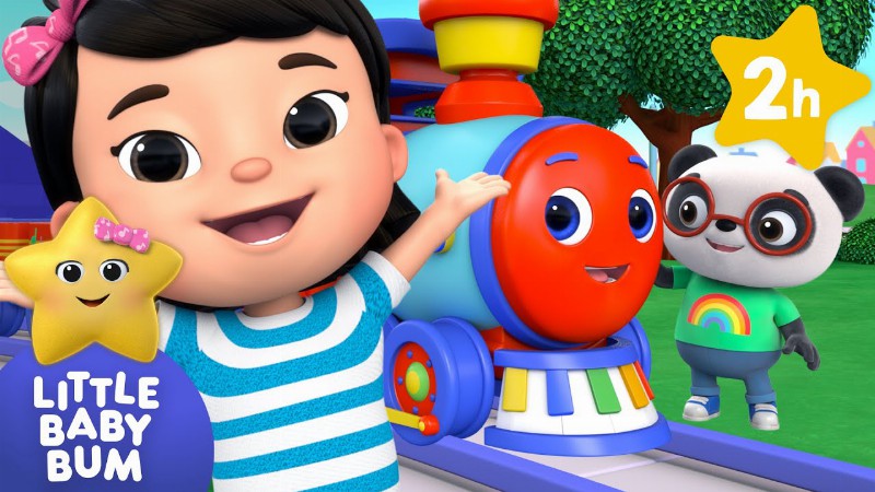 Wheels On The Train Go Round : Little Baby Bum Nursery Rhymes - Baby Song Mix : Christmas Time!